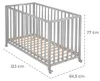 roba Opklapbaar bed Fold Up 60 x 120 - Opklapbaar babybed Productafbeelding-voorbeeld 4