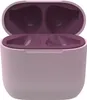 An open pink and purple earbud charging case. Produktbild-Vorschau