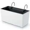 nabbi Kunststoff-Balkonpflanzentopf DUC400W 39,5 cm - weiß Produktbild-Vorschau 1