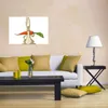 Wallario selbstklebendes Poster - Lustiger Hase mit Möhre Produktbild-Vorschau 2