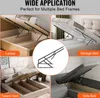 A collage of images showing different bed frames with lift mechanisms installed, demonstrating wide application. Náhled obrázku produktu