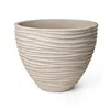Blumentopf Sylt Kunststoff Ø 40 cm H 31 cm creme Produktbild-Vorschau 4