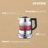 SEVERIN WK 3473 Bollitore per tè/acqua DELUXE vetro/acciaio Anteprima dell’immagine prodotto 22