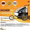 SAMAX Príves na bicykel 2v1 Jogger - v bielej/čiernej farbe Náhľad obrázku produktu 5