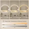 Miroir de salle de bain LED avec éclairage, variateur Voir les images du produit 5