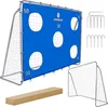 But de football avec mur de but 5 trous de tir 240 x 170 cm Voir les images du produit 11