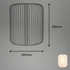 Tischleuchte Papier faltbar 25 cm 1x exkl. E14 max. 6 Watt Produktbild-Vorschau 8