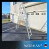 WORHAN Teleskopleiter 587cm Leiter Anlegeleiter Klappleiter Produktbild-Vorschau 4