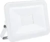 A white LED floodlight with a metal bracket is shown against a white background. Produktbild-Vorschau