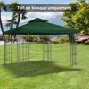 Outsunny Toit de Remplacement pour Gazebo de Jardin Toile Voir les images du produit 2