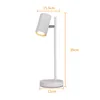 ZMH noční lampička stolní lampa do ložnice bílá - otočná Náhled obrázku produktu 2