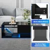 okwish Konferenční stolek obdélníkový, LED vysoký lesk, Náhled obrázku produktu 3