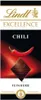 A chocolate bar wrapper with a chili pepper and a piece of chocolate. Produktbild-Vorschau