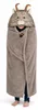 Noxxiez poncho coperta in pile Ideale per la casa e il Anteprima dell’immagine prodotto 2
