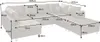Moderne XXL Wohnlandschaft KENT 305cm taupe Federkern inkl. Produktbild-Vorschau 7