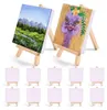 10 Stück Mini Leinwand mit Staffelei, Mini Staffelei Set, Produktbild-Vorschau 1