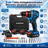 AJIEQAQ Wiertarko-wkrętarka udarowa 3 w 1 21V, Brushless, Podgląd zdjęcia produktu 8