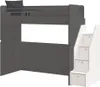 Cilek STUDIO BUNK BED Etagentreppe Weiß Produktbild-Vorschau 2