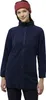 A woman wearing a navy blue fleece jacket and a red headband, posing for a product shot. Produktbild-Vorschau