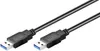 goobay USB 3.0 A Kabel 1,0 m schwarz, 1 St. Produktbild-Vorschau 5