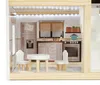 Aga Puppenhaus aus Holz LULILO FLORO boho LED Produktbild-Vorschau 18