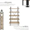Etagère bibliothèque GLASGOW style industriel 106 x 34,5 x Voir les images du produit 4