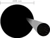 vidaXL Copertura per piscina nera 488 cm PE Anteprima dell’immagine prodotto 12