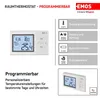 Emos P5607, Ruimte, Wit, AA, 1,5 V, 230 V, 5 - 35 °C Productafbeelding-voorbeeld 2