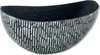 Metall Schale Schiff 25 x 11,5cm schwarz-weiß Blumenschale Produktbild-Vorschau 1