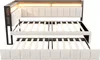 A sofa bed with its trundle pulled out, shown from a slightly elevated front-left angle against a white background. Produktbild-Vorschau
