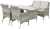 greemotion Dining Set Parma 4-teilig, Polyrattan Produktbild-Vorschau 14