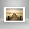 Poster - Poster ohne Rahmen - Brücke See - 40x30 cm - Wand Produktbild-Vorschau 4