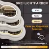 REMZETTA LED Standspiegel 150 x 45 cm, Weiß, Wellenform, Produktbild-Vorschau 5