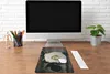 MuchoWow® Mauspad Mousepad Blume - Weiß - Grau 40x60 cm - Produktbild-Vorschau 4