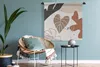MuchoWow® Wandteppich Wandbehang Sommer - Blatt - Braun Produktbild-Vorschau 4