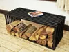 Stojan na palivové dřevo Lavice ve tvaru písmene D 100 cm Náhled obrázku produktu 5