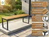 Gartenbank aus Akazienholz, ca. 130 x 35 x 45 cm Produktbild-Vorschau 1