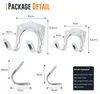 Omgoods - Set van 10 Garage Haken voor Gereedschap en Productafbeelding-voorbeeld 2