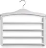 Zeller Mehrfach-Hosenbügel, weiß, Buche 38,5x32x1,2 Produktbild-Vorschau 1