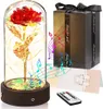 Rose im Glas Musik Rotierende Dekorative Lichter Produktbild-Vorschau 1
