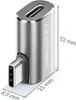 deleyCON USB-C Adapter Winkel 90 Grad (2 Stück) 40Gbps, Produktbild-Vorschau 7