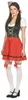 y bavorský kostým dirndl pro ženy černo-bílo-červený Small Náhled obrázku produktu 5
