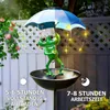 Solar Vogelfutterhaus Frosch 93cm – Mit Regenschirm Produktbild-Vorschau 6