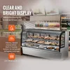 VEVOR chladicí vitrína na pečivo 901 L, 4úrovňová komerční Náhled obrázku produktu 5