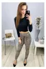 Damen Aladin-Hose Haremshose; Leo-Braun L/XL Produktbild-Vorschau 2