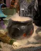Schwarzer Hexenkessel mit Flammen Motiv als Verzierung 18 Produktbild-Vorschau 2