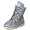 Krisbut Damen Schnürstiefeletten/ Winterstiefeletten Blau Produktbild-Vorschau 2
