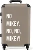 NoBoringSuitcases.com® Großer Koffer - Zitate - Nein Mikey, Produktbild-Vorschau 1