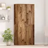 vidaXL Hochschrank mit Regal Altholz 80 x 39 x 178 cm Produktbild-Vorschau 2