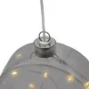 A close-up view of the top of a decorative glass sphere with integrated LED lights. Anteprima dell’immagine prodotto